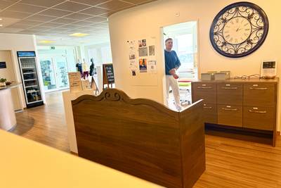 Gleich neben der Panthera-Rezeption des Panthera Ladys Gym hat Florian Truffer seine Praxis für TCM und TuiNa- & Shiatsu-Massagen. Bild: Heilpraktikerschule Luzern