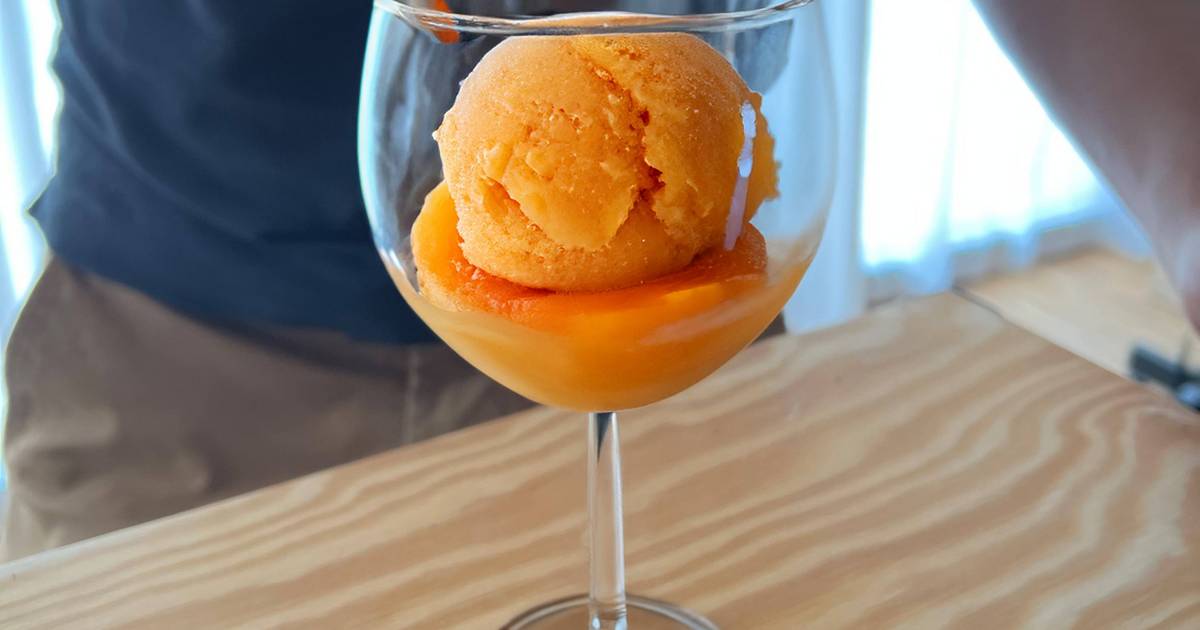 Mit nur drei Zutaten: Aprikosen-Sorbet